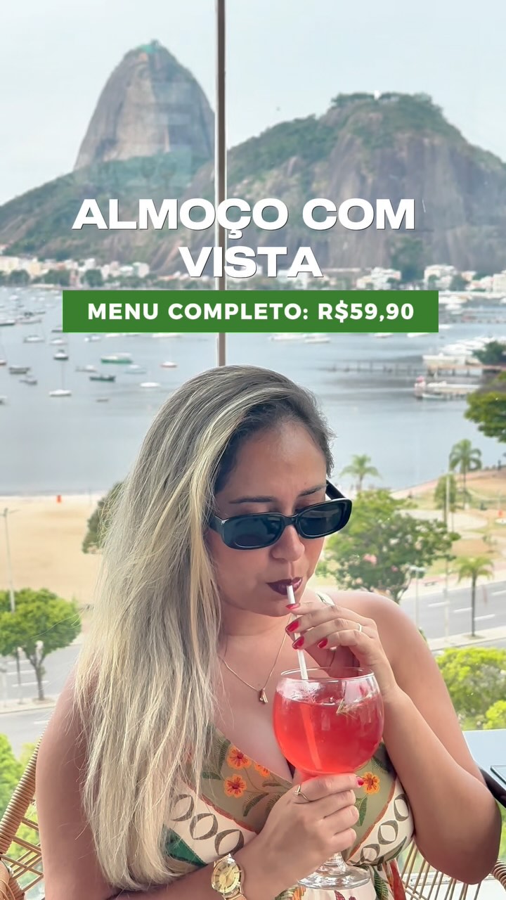MENU COMPLETO COM VISTA PARA O PÃO DE AÇÚCAR POR R$59,90!😍 O @spesso ...