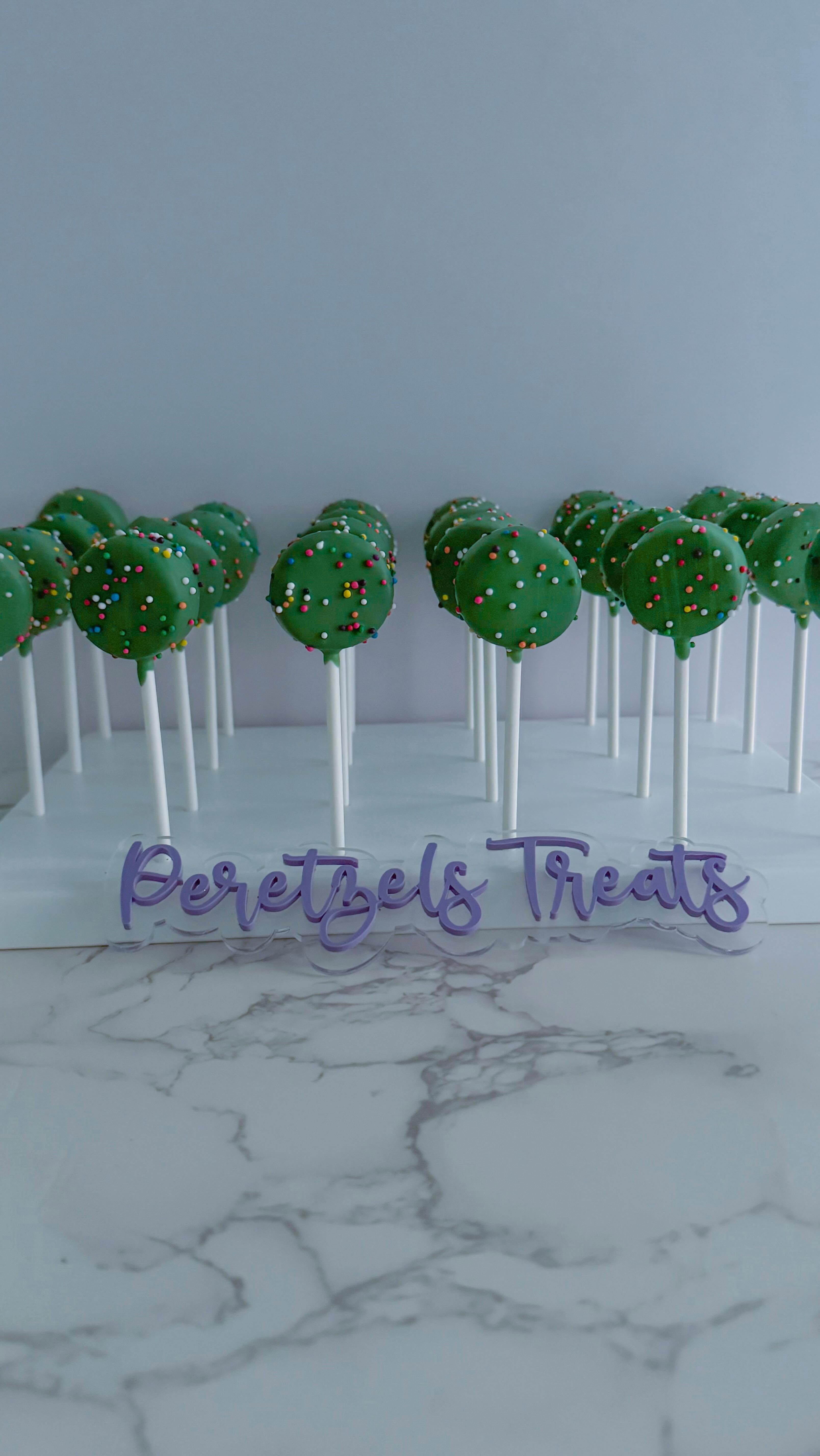 Dipping these adorable mini cakepops and I’m happy to officially say ...