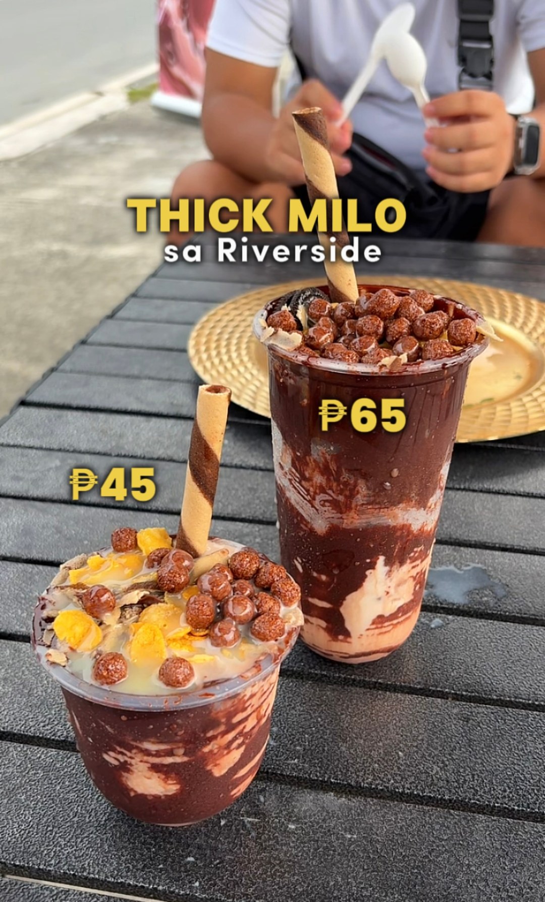 Thick Milo sa Riverside‼️ #dessert #thickmilo #trending #montalban # ...