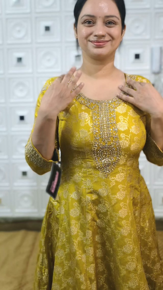 jago dress for ladies Mustard Yellow Embroidered Jaggo Special Outfit at Spendworth Tilak Nagar Delhi YGroup_selma-off