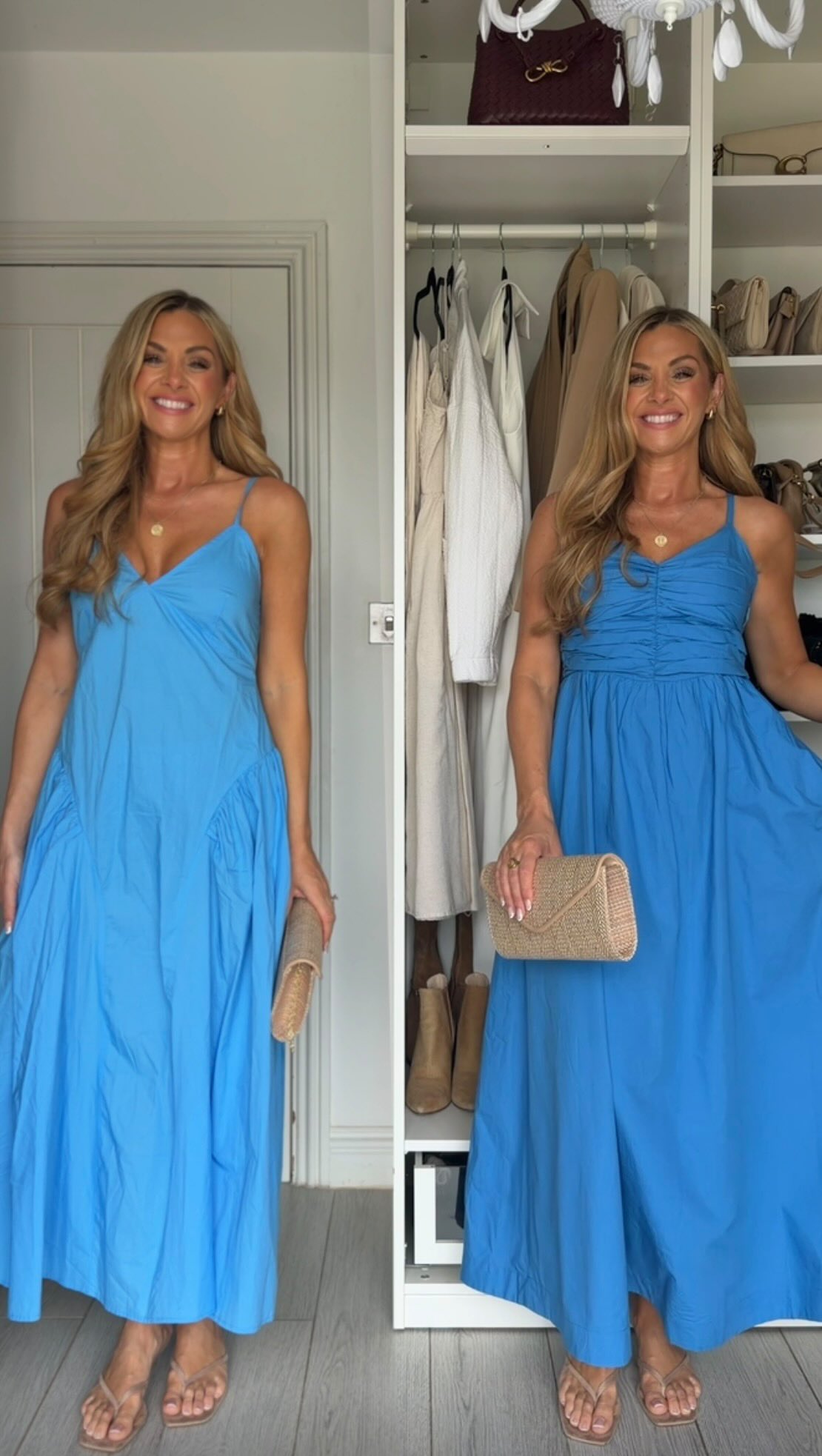 blue primark dress Which maxi is your winner? @primark or @nobodyschild (from Next website?) let me know in the comments below 👇🏻 , Comment SHOP for the links to both of these to be sent to your DM too ❤️, I Color:Whisper Lilac