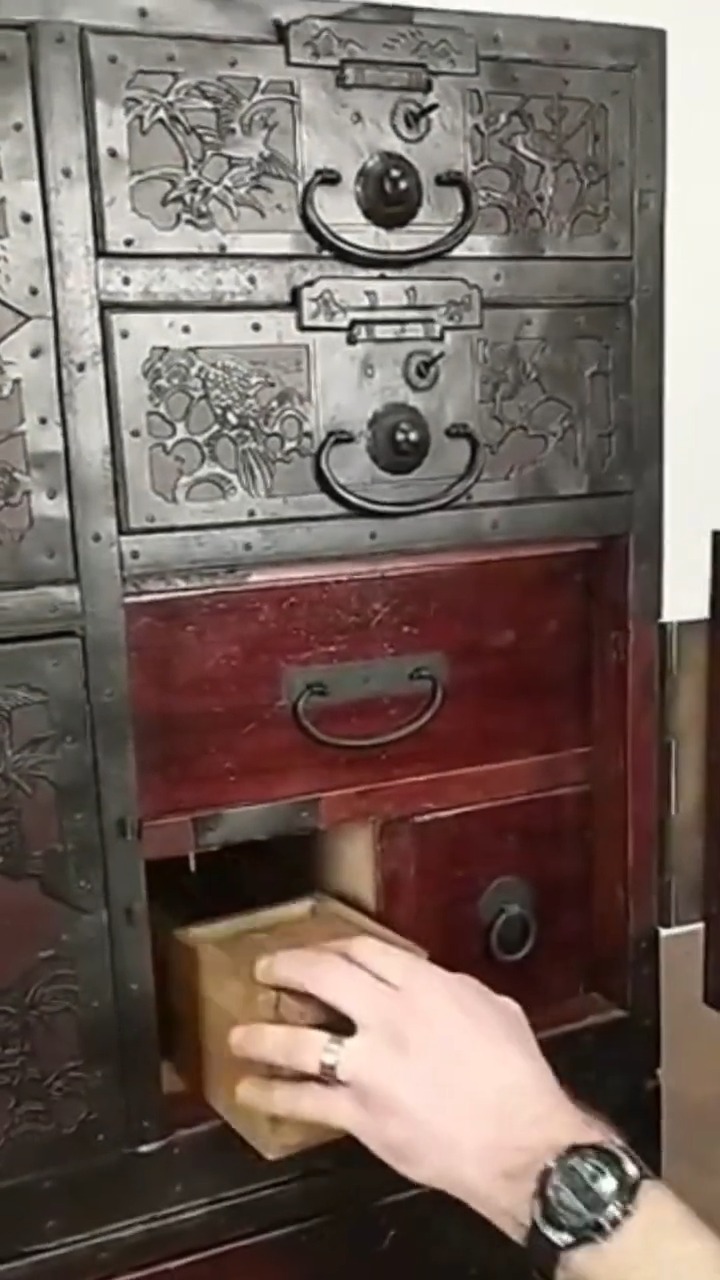 Hidden compartments inside hidden compartments! This antique