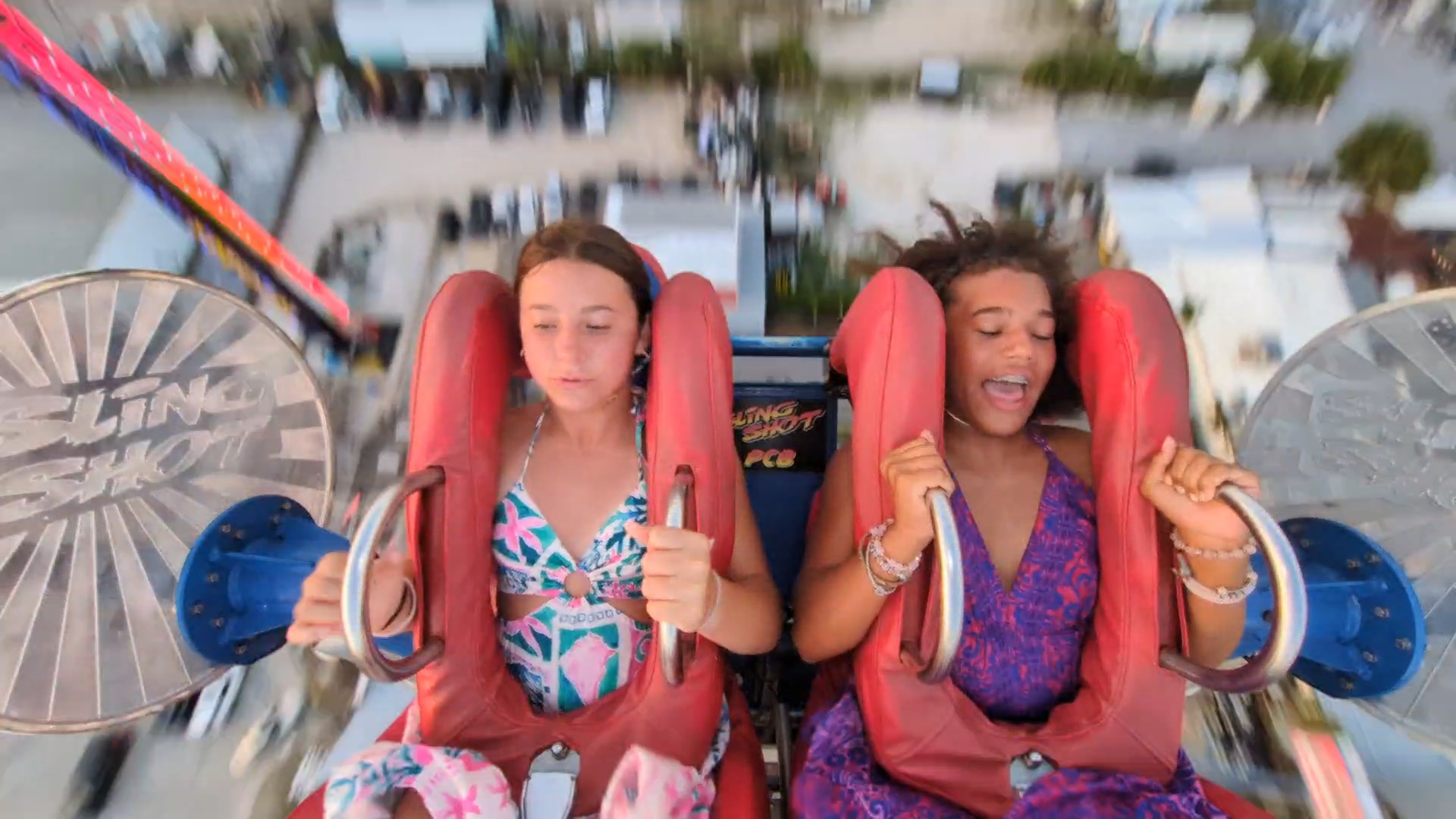 Jocelyn & Jillian | Slingshot & Vomatron at Indy Speedway | Facebook