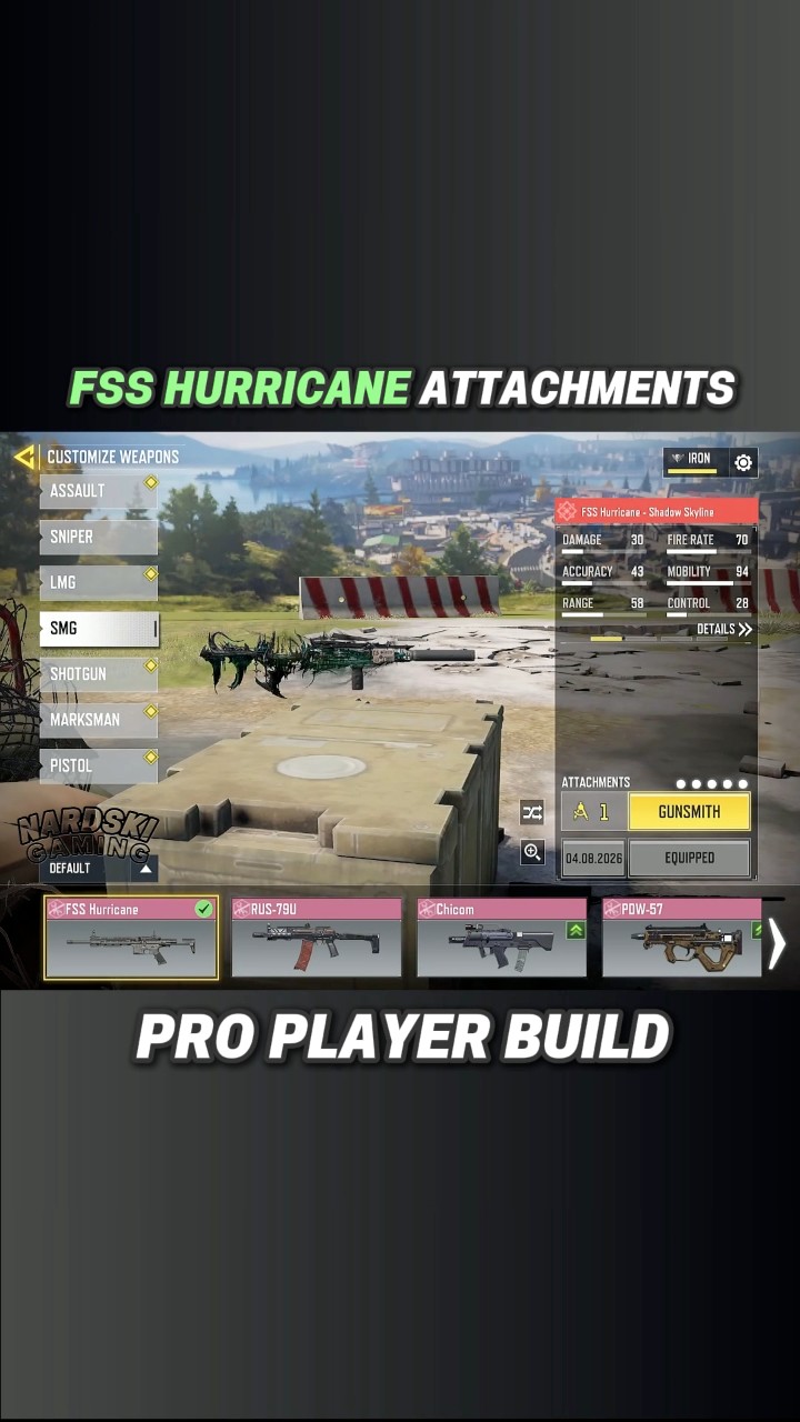 First time using the FSS Hurricane BRUH… #GarenaCODM #codmobile