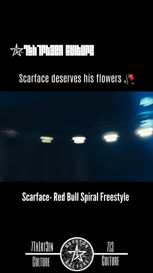 Scarface- Red Bull Spiral Freestyle #7th1rt3enculture #713culture