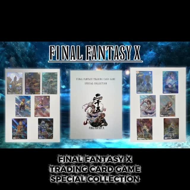 🌌 Final Fantasy X TCG Special Collection 🌌 Set premium ufficiale