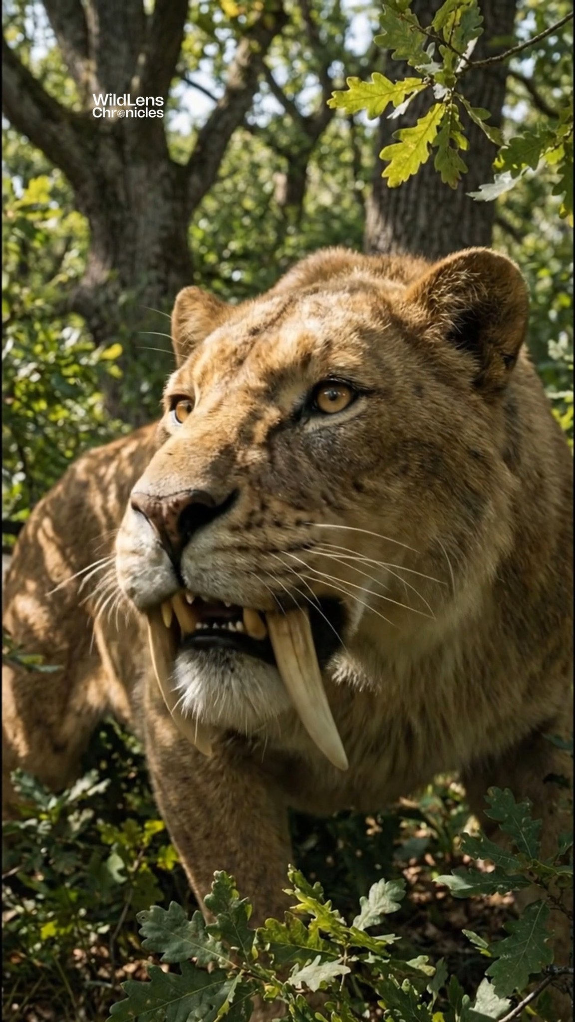 The Saber-Toothed King: Smilodon 🐾⚔️ Meet the legendary Smilodon, the ...