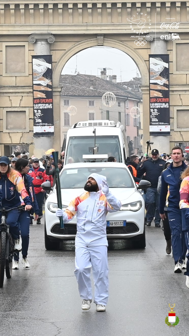 70 years of carrying the flame! 🔥 Italian icon, Dario Pivirotto
