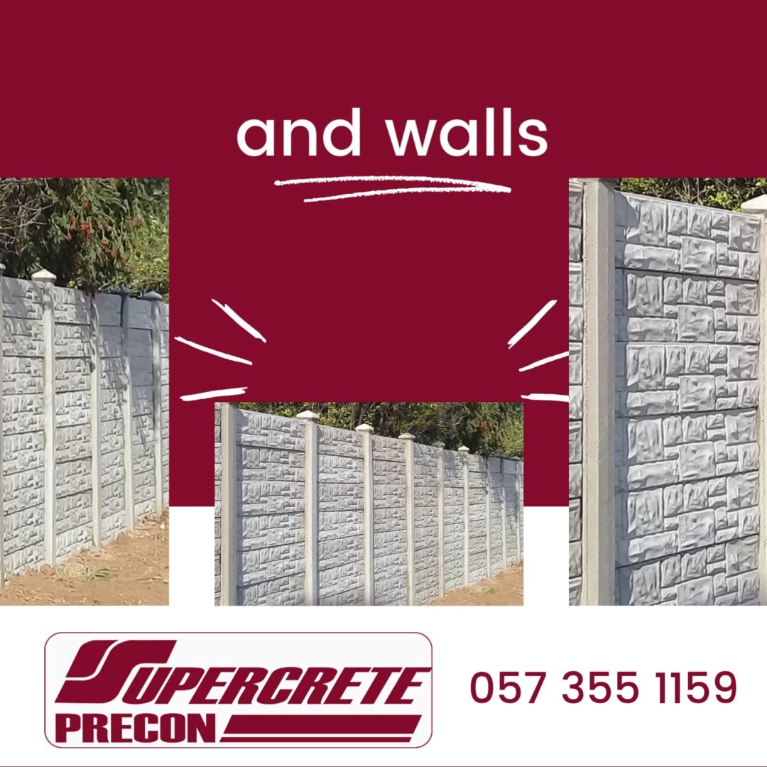 Precon / Precast / Vibracrete / Concrete slabs and walls, garden sheds ...
