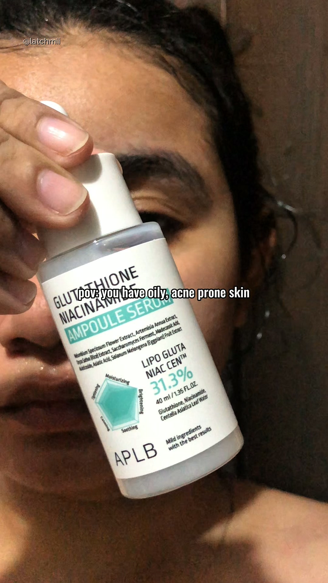 glutathione topical acne Another serum recommendation for oily, acne-prone skin girlies out there!, This serum from APLB is formulated with Centella Asiatica, Glutathione, and Niacinamide to help even out skin tone without How Long Does Glutathione Cosmetic Peptides Size:100 ML