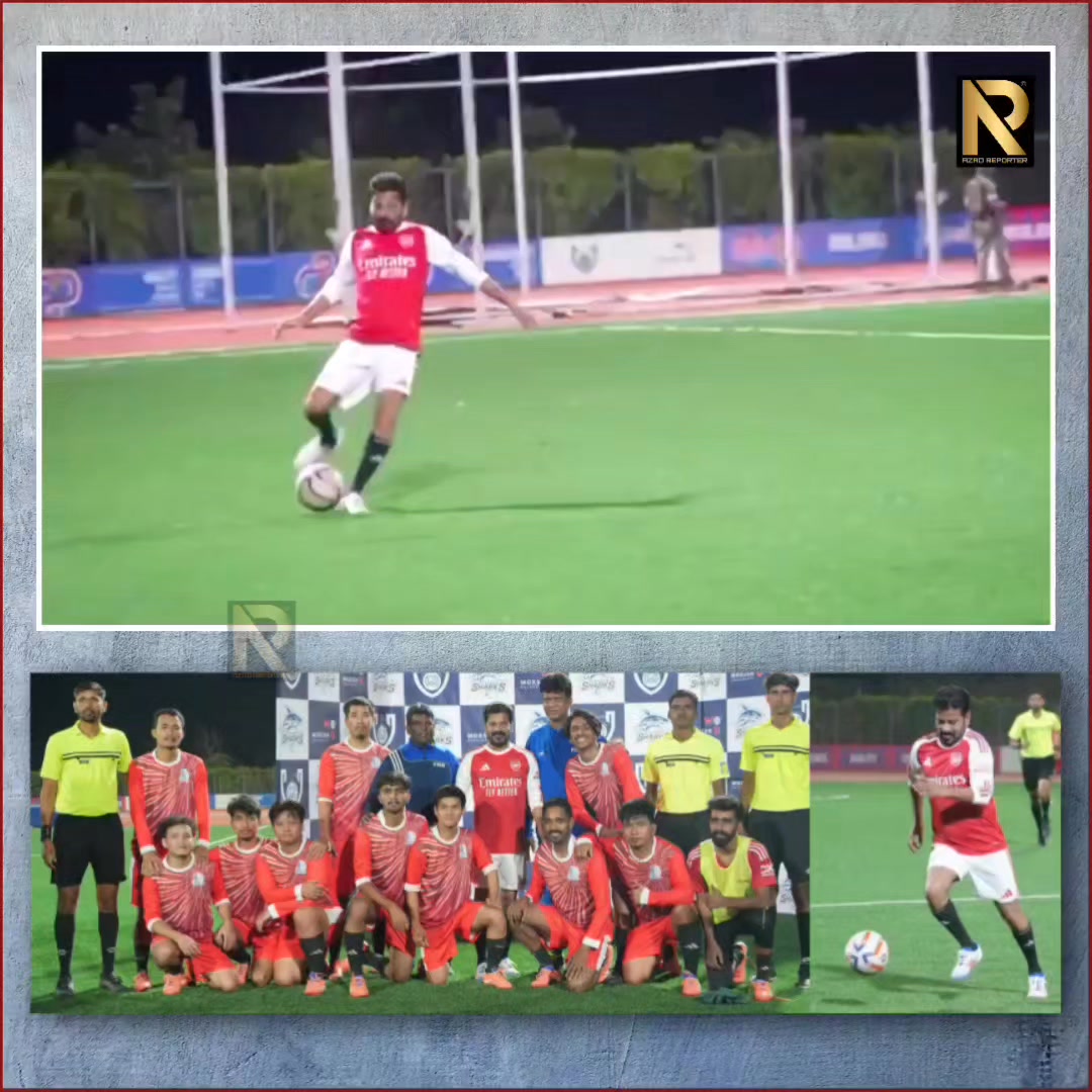 #CM_Revanth_Reddy Football Practice @ Sangareddy (Woxsen University ...