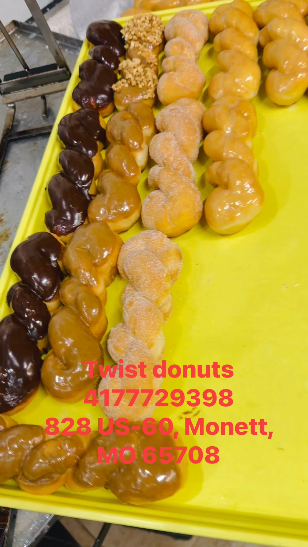 Twist donuts just came out 4177729398 828 US-60, Monett, MO 65708