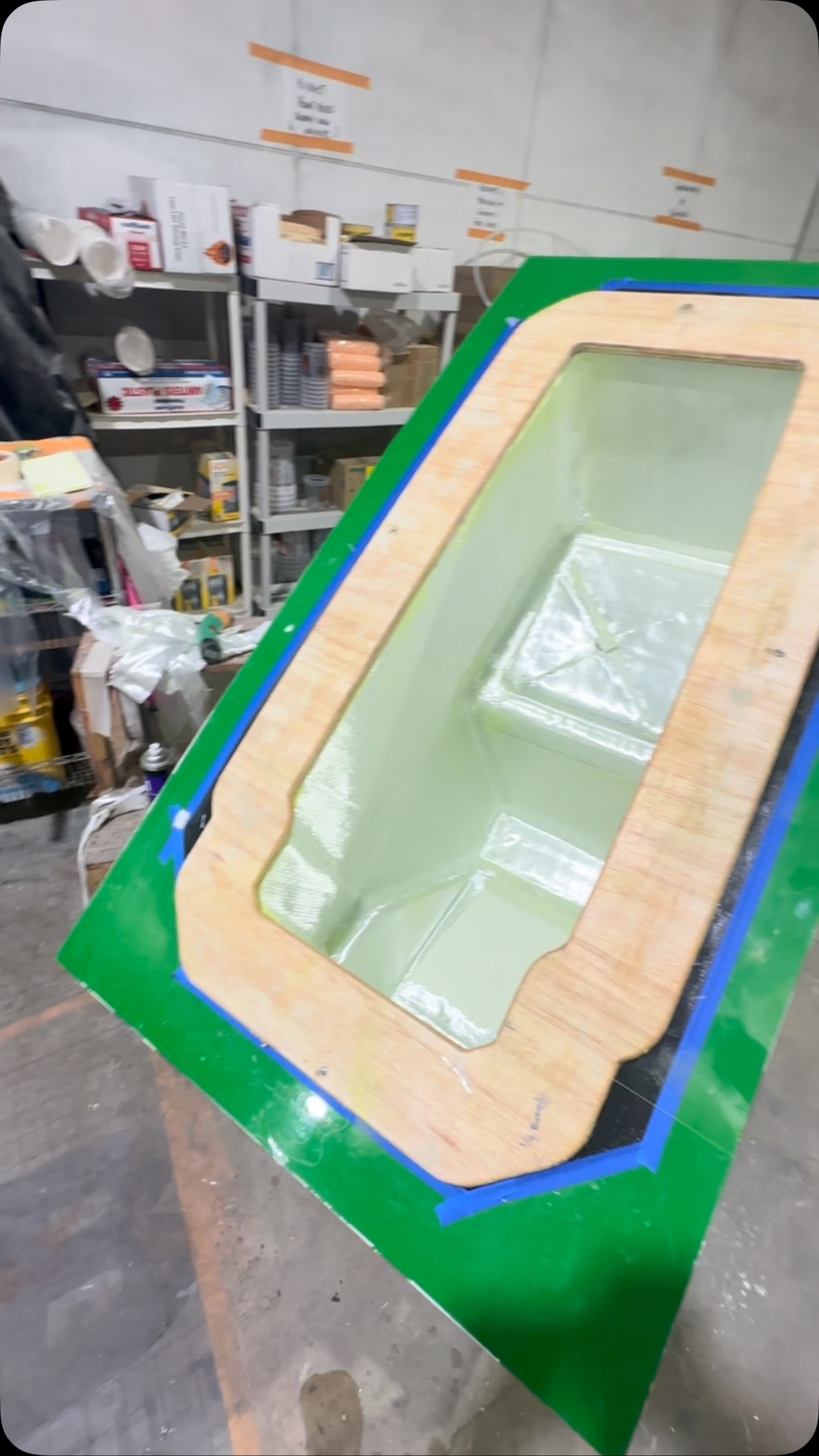 Easy way to do a split flange for a small console. The front side has ...