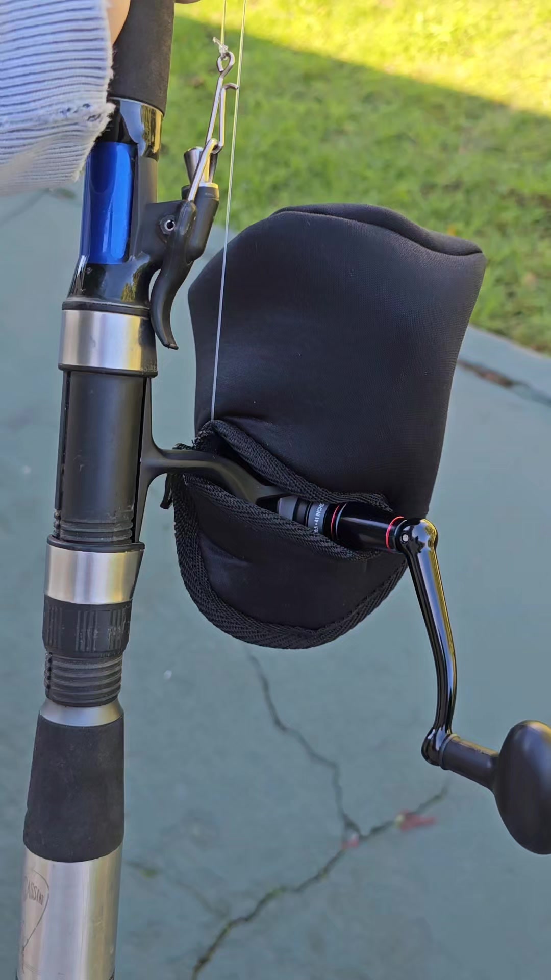 custom fishing pole grips 2 PACK Blue Camo 2 pk / Standard (11