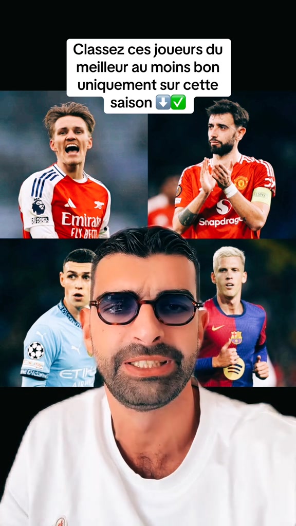 Classez ces joueurs du meilleur au moins bon uniquement sur cette ...