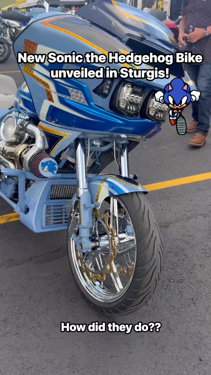 ハーレーダビッドソン New Sonic The Hedgehog bike released at Sturgis Motorcycle Rally