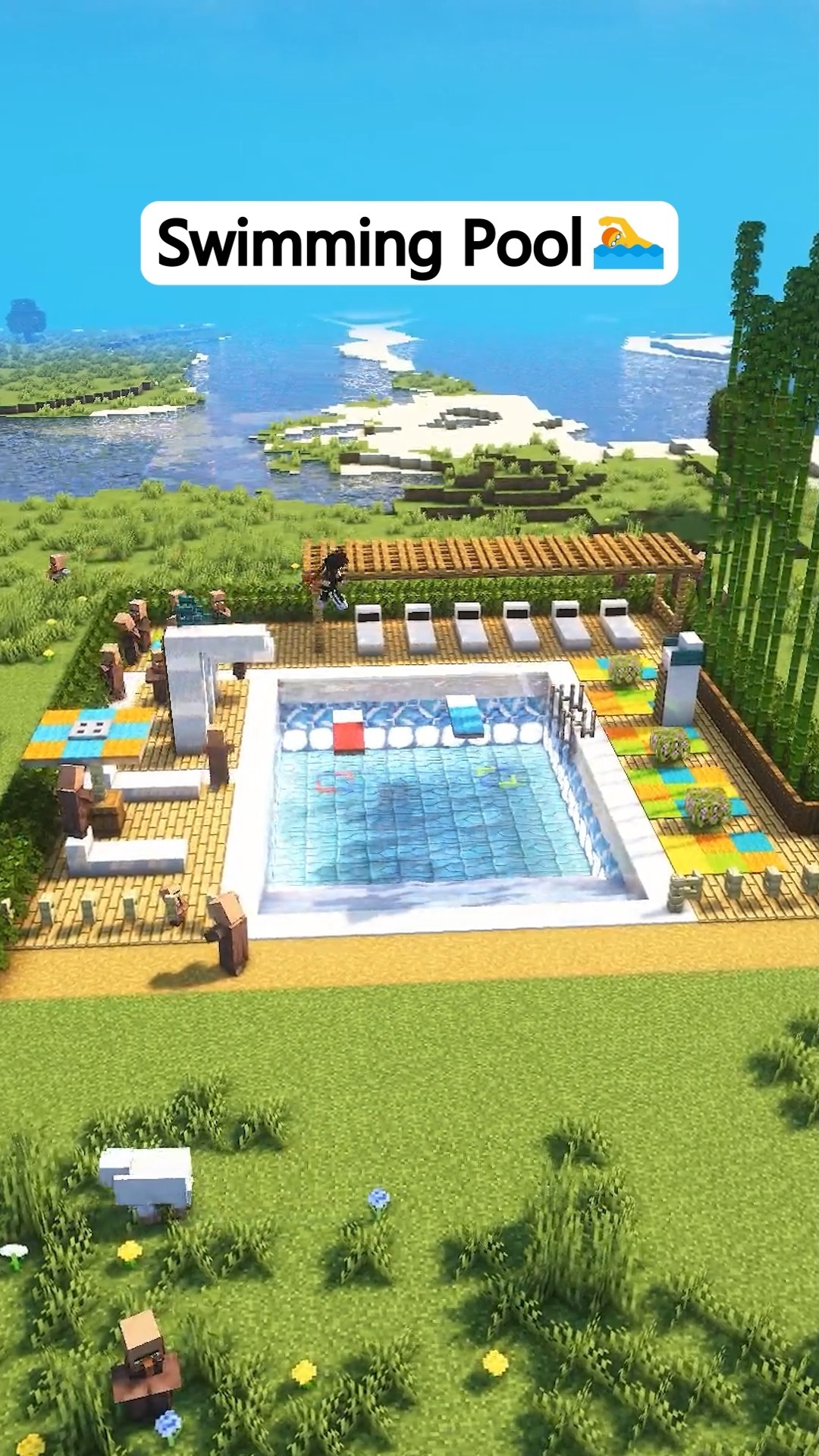 Swimming Pool 🏊 #reel #minecraft | Kwyseurx | Facebook