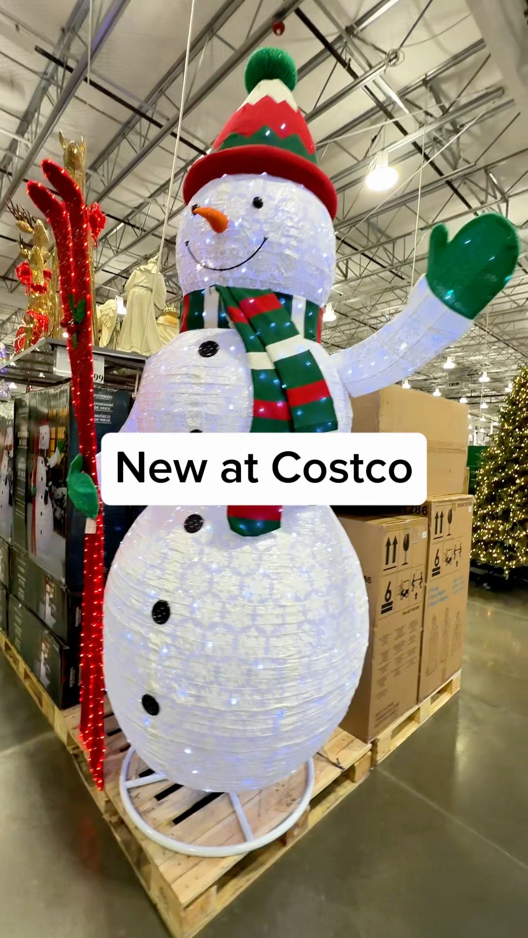 Costco's giant snowman is here ☃️ #Costco #CostcoFinds