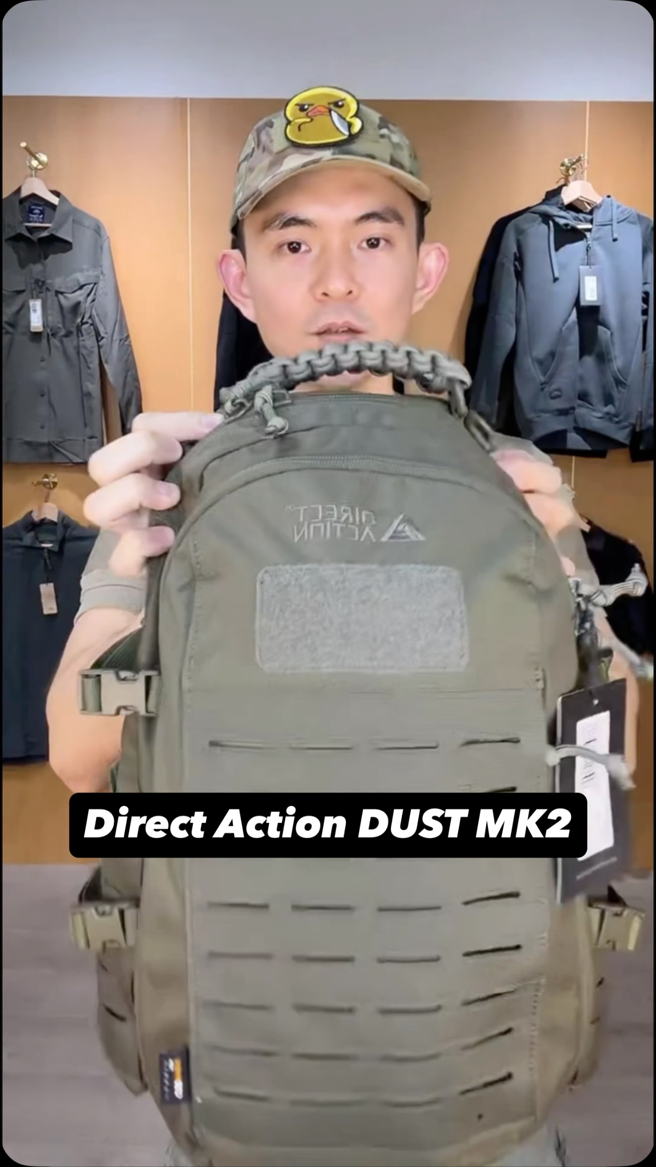 Direct Action DUST MK2 Backpack, 20P capacity, ideal for everyday