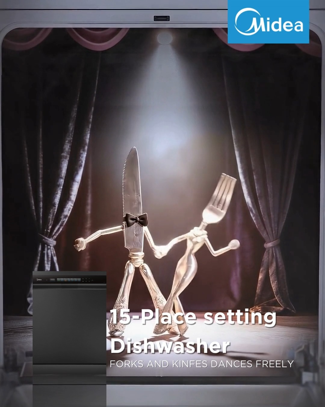 Selling a Midea freestanding dishwasher in excellent condition