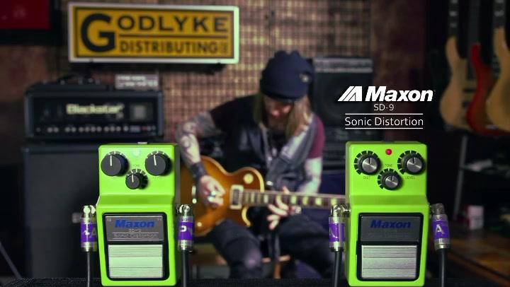 Maxon SD-9 Sonic Distortion with Analog Man Mod - Made in Japan