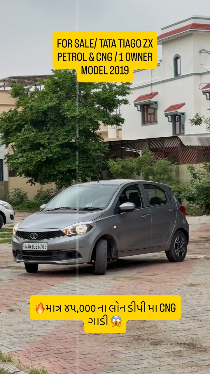 🚗🔥 TATA TIAGO CNG XZ+ – 1ST OWNER 🔥 💥 2019 Model | 68,000 KM