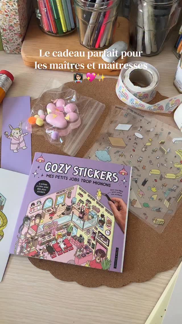 Autocollants 3D Maison Miniature – 8 Thèmes Animaux – Activité DIY Anti-Stress Pour Enfants Et Adultes