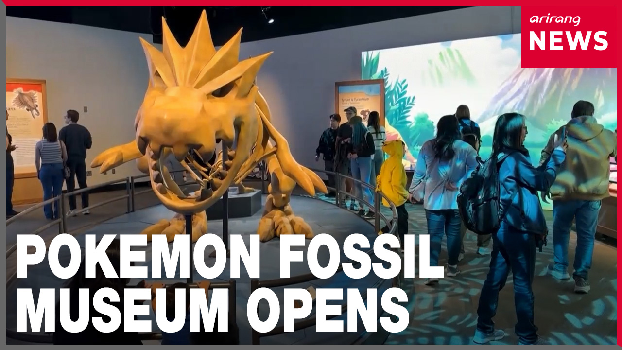 Pikachu goes prehistoric at Pokemon Fossil Museum debut