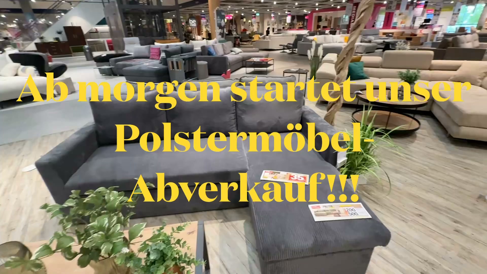 🔥AB MORGEN: GROSSER POLSTERMÖBEL- ABVERKAUF!🔥, Kommt vorbei und sichert euch schnell euer persönliches Schnäppchen! 🛍️✨, ⏰ Nur solange der Vorrat reicht!, Also: Nicht lange überlegen – vorbeikommen,