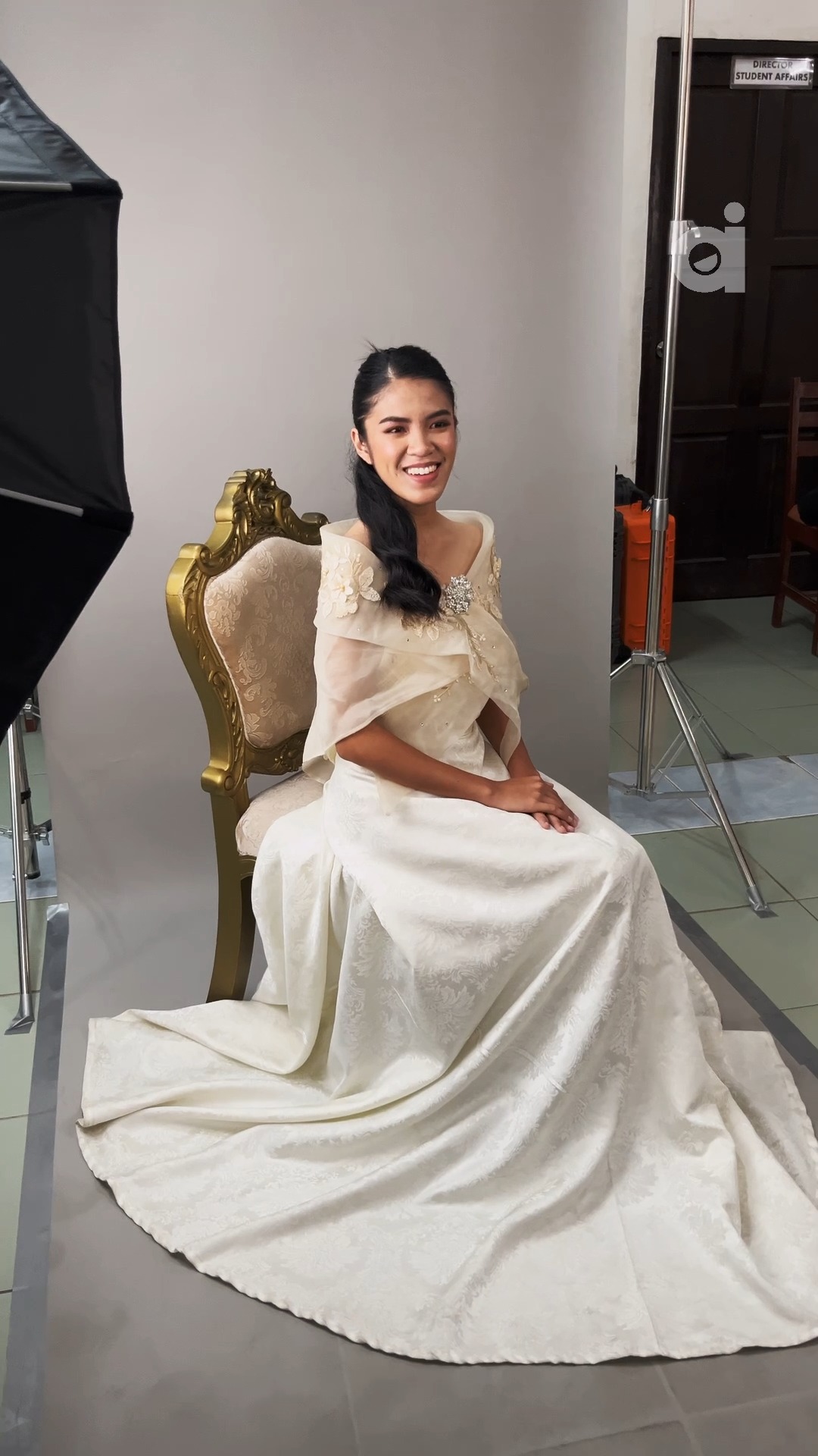 More behind the scenes of our graduation pictorial — laughter, filipiniana gowns, and memories in the making! 🎓😆, #aouie #aouiExperience #GraduationPictorial #NORSU2026
