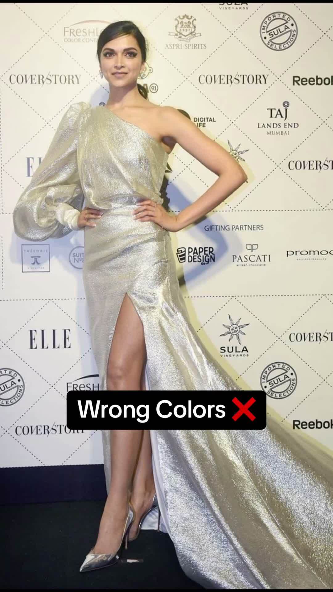 deepika padukone golden dress cocktail ❤️ #coloranalysis #colortheory #fourseasonsstudio #coloranalyst #deepikapadukone #usa | Four Seasons Studio designer inspired dress