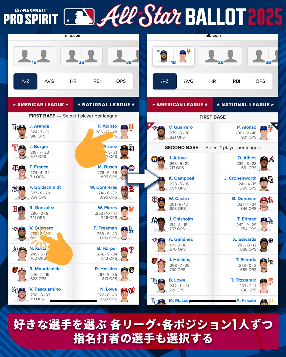 mlb オールスター 投票