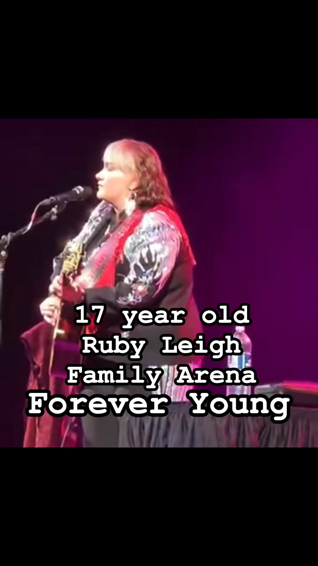 Ruby Leigh 17 years old and her first Arena Show at The Family Arena St ...