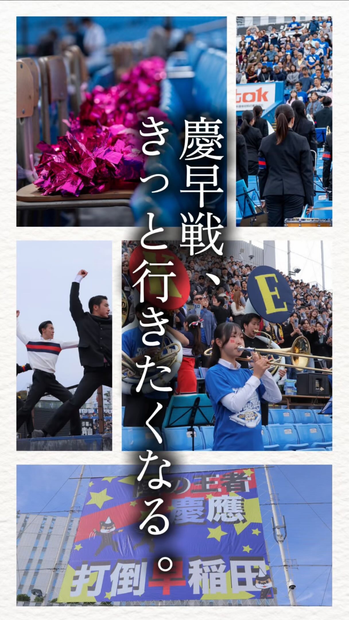慶早戦、きっと行きたくなる。】 5月30日(土)、31日(日)は華の慶早戦 