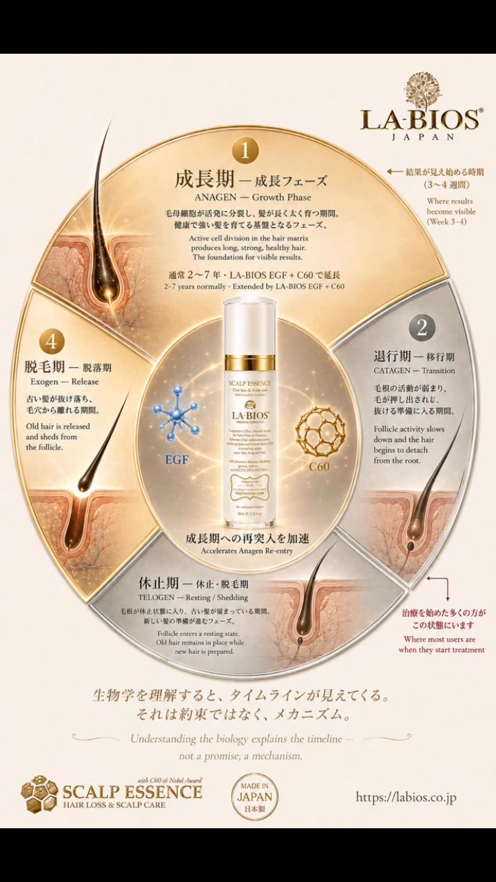 ageLOC Nutriol Scalp & Hair Serum】 今秋登場する2製品、頭皮のため