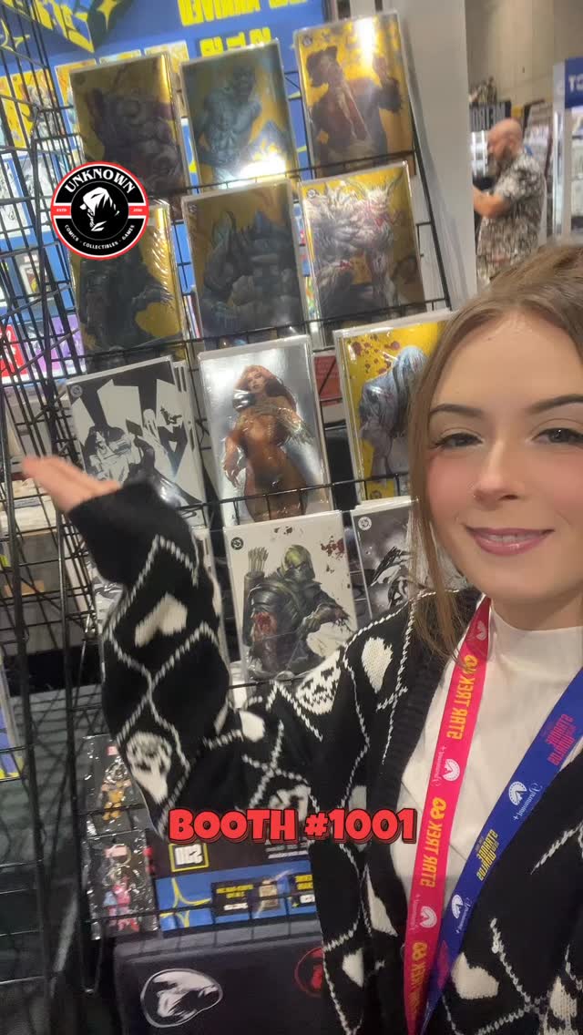 SDCC is officially HERE, and Booth #1001 is where you need to be