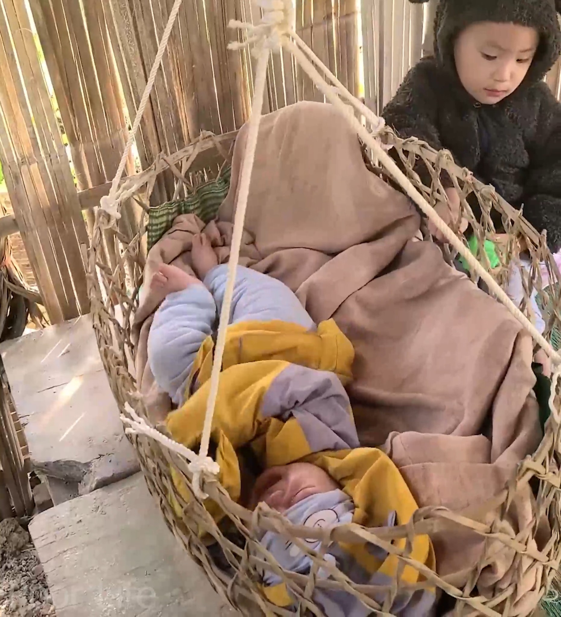 The Single Mother goes fishing - Taking care of two young children ...