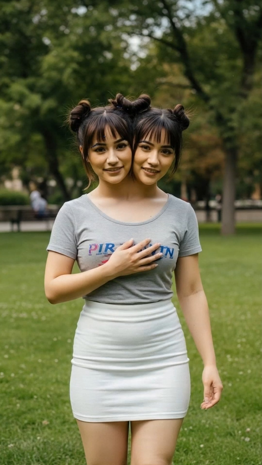 wow !beautiful women with 2 headed conjoined twins | Conjoined Code ...
