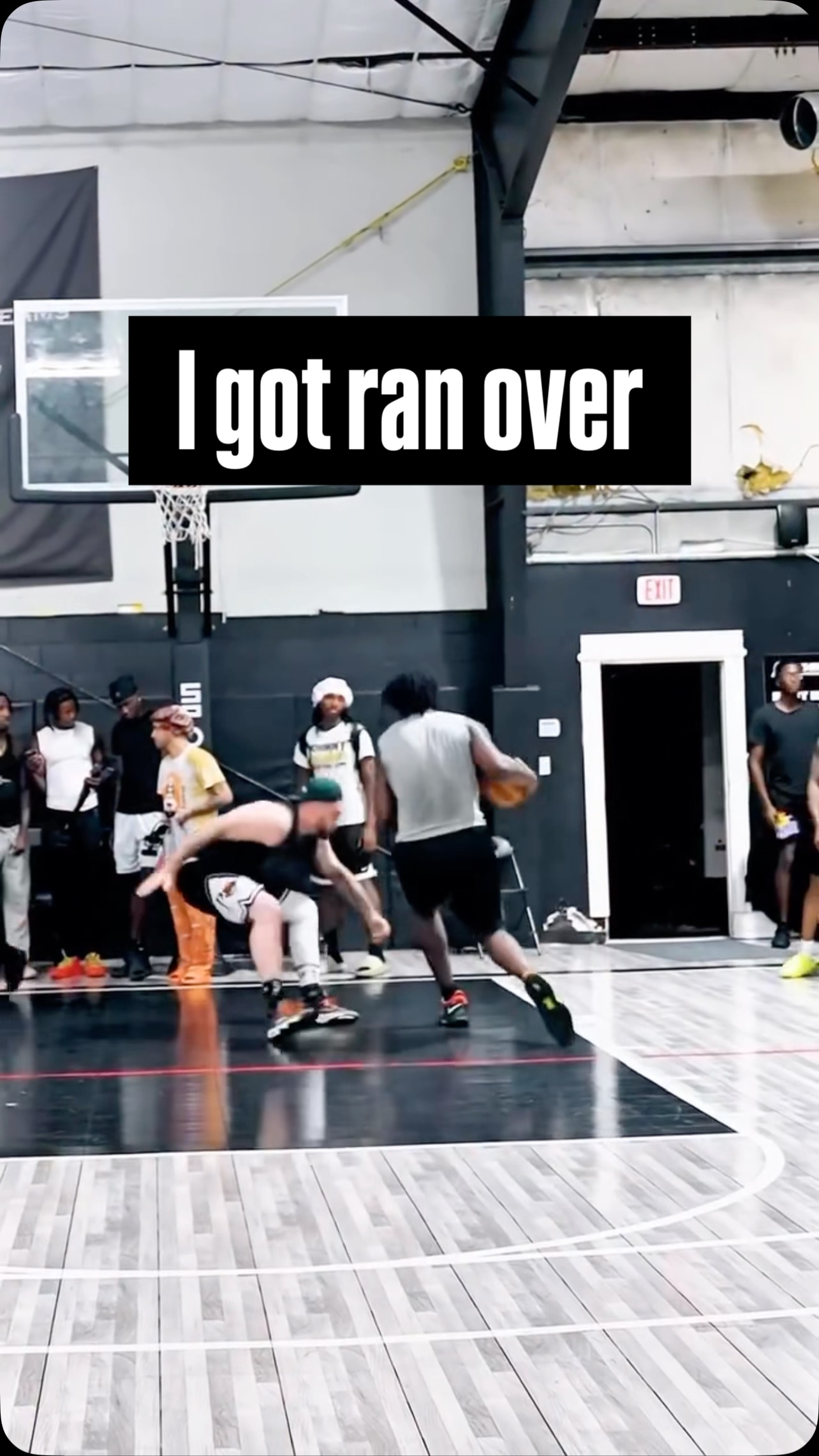 D1 Big Man Ran Me Over But… . . . . . . #crswht #basketball #ballislife ...