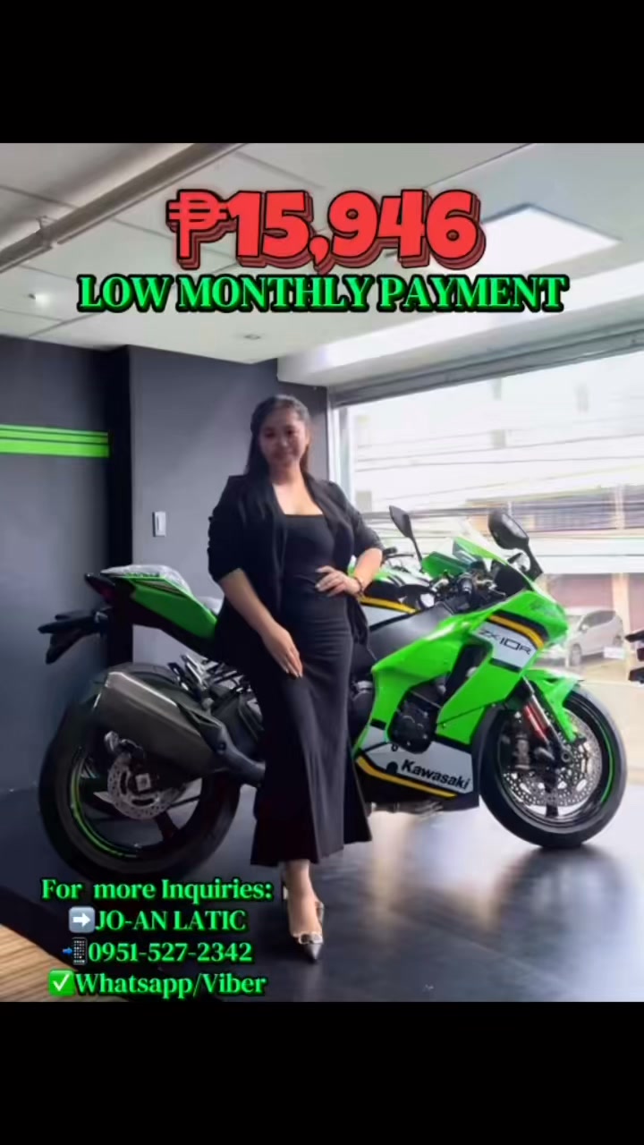 KAWASAKI ZX-10R 2025 SRP:1,019,000 For more Inquiries: ➡️JO-AN