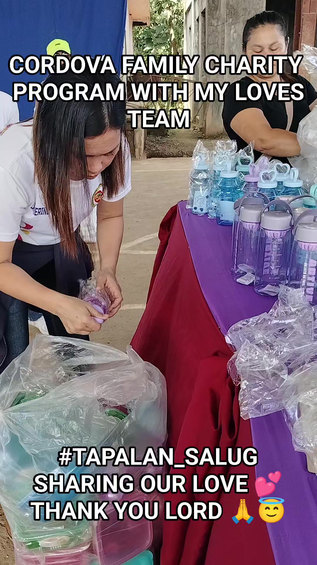 CORDOVA FAMILY CHARITY PROGRAM 🥰 ️ MY LOVE TEAM S.H.A.R.E. FEEDING ...