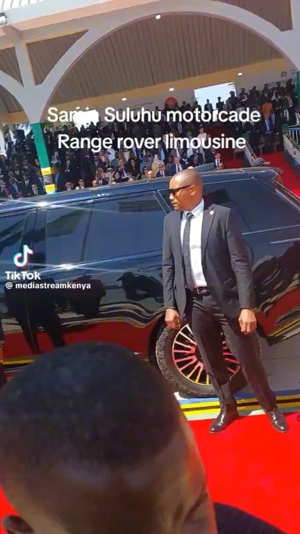 Samia Suluhu gifts herself a customized, armored Range Rover limousine ...