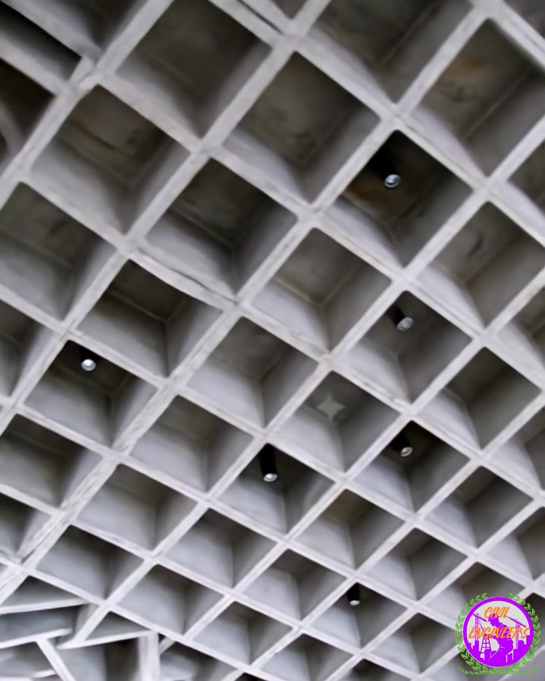 Discover the mesmerizing beauty of geometric precision! 🏛️ This waffle ...