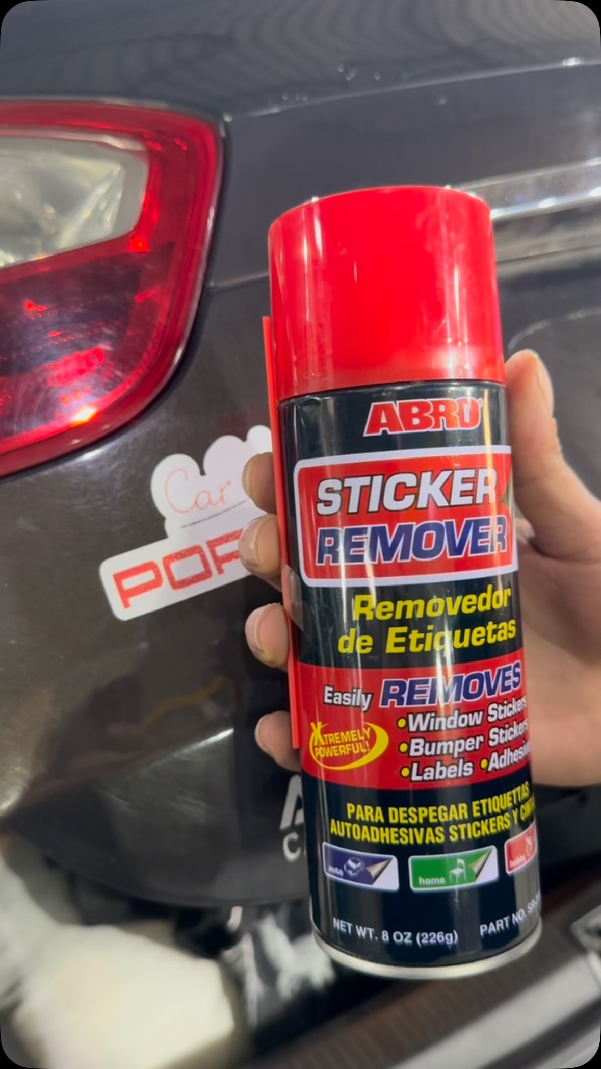 Say goodbye to stubborn stickers! 🚗 Watch the ABRO Sticker Remover in ...