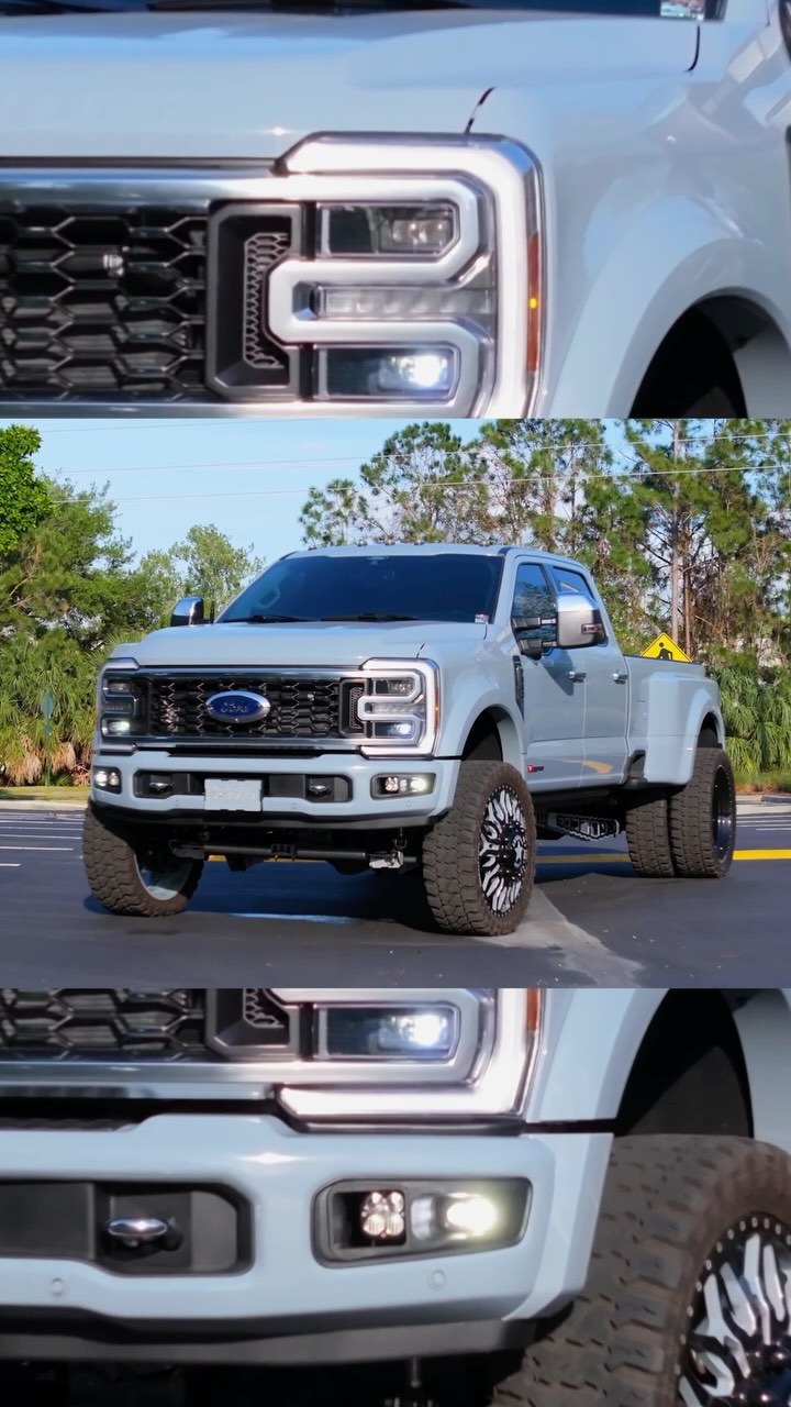 2024 Ford F-450 featuring a set of 26” Shrapnel’s in a custom finish ...