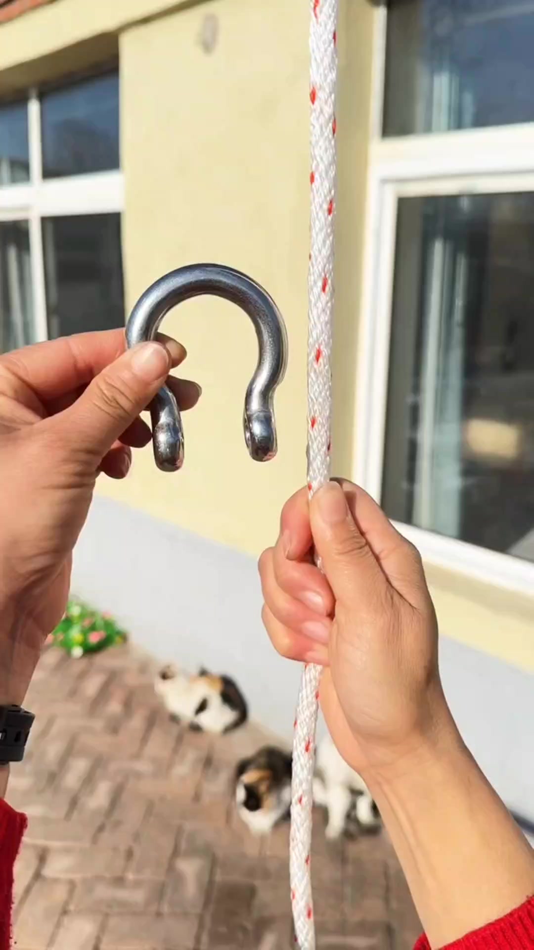 Learn 8 seconds Italian half hitch knot rope idea video #fblifestyle ...