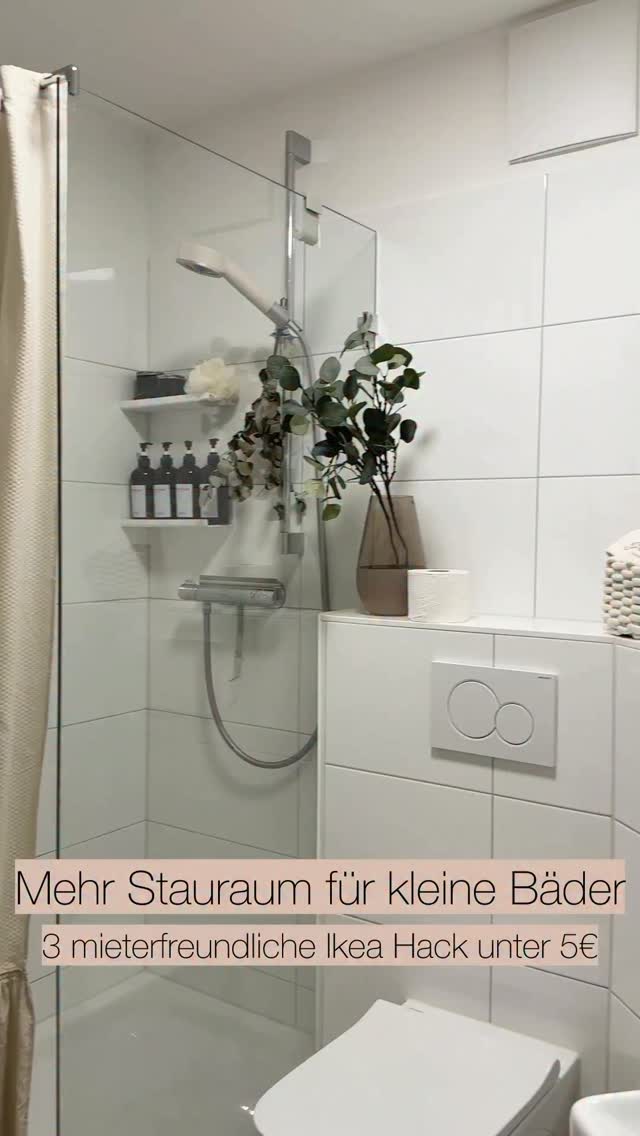 3 IKEA Hacks für eine ästhetische Badezimmer-Orga ✨ Welcher gefällt dir am besten? 🥰 Da mein Bad recht klein ist, bin ich immer auf der Suche nach Ideen, die praktisch, platzsparend und
