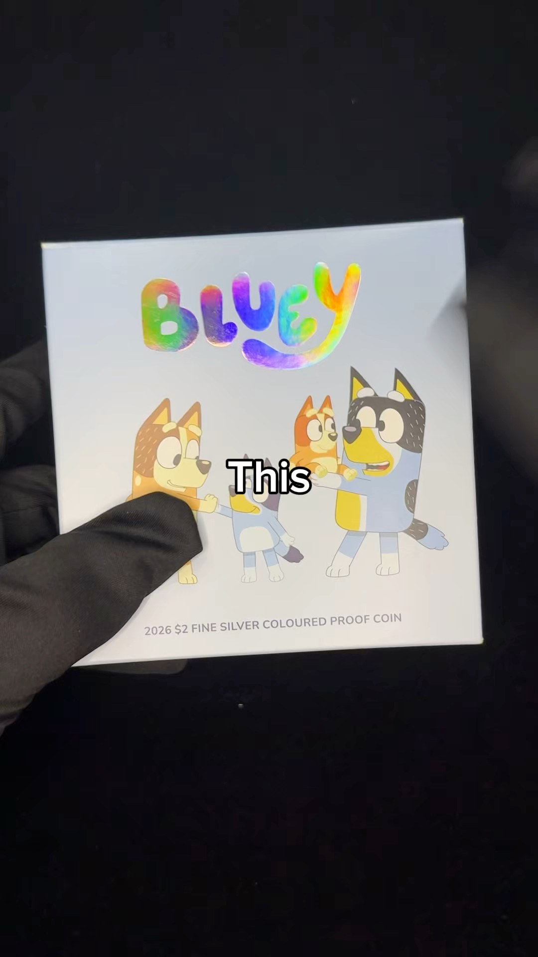 The 2026 $2 Silver Coloured Proof Bluey coin sold out in an
