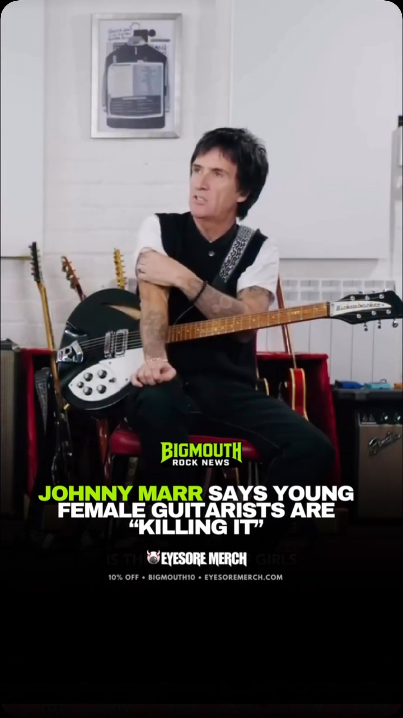 The journey with Johnny Marr continues 👀 Head to the link to