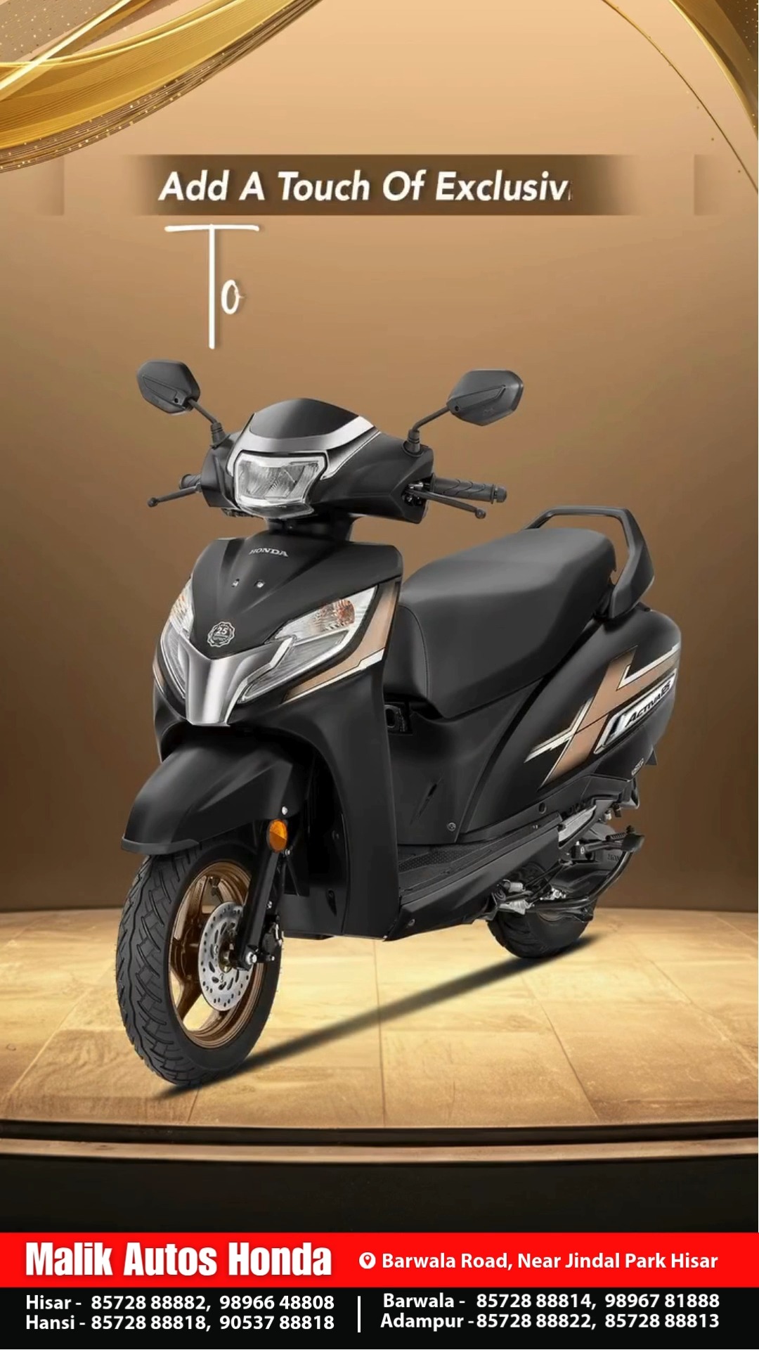 For those who believe in owning something truly special, the Honda